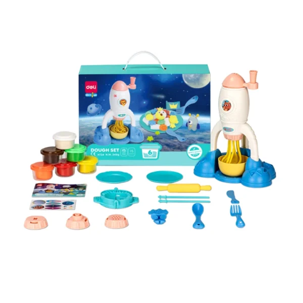 PLASTILINA DELI SET SPACE 19PZS