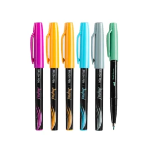 MARCADOR BRUSH PQT 6 BASE AGUA INSPIRA DELI