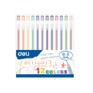 BOLIGRAFO DELI PQT12 0.5MM GEL