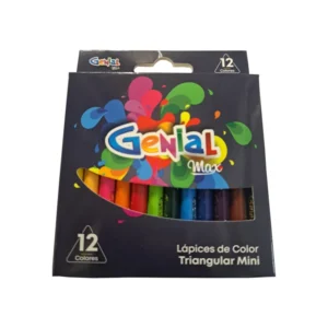 LAPIZ COLOR CORTO PQT12 TRIANG GENIAL