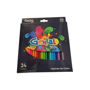 LAPIZ COLOR LARGO PQT24 TRIANG GENIAL MAX