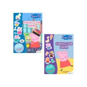LIBRO DE ACTIVIDADES JUEGO CON PEPPA PIG C/STICKERS