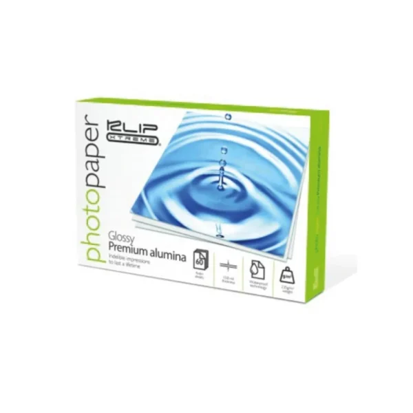 PAPEL FOTO KLIPX 4X6 60HJ ALUMINIA 235GR KPA-460 PRUEBA AGUA