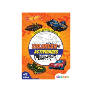LIBRO DE ACTIVIDADES YO COLOREO CON HOT WHEELS 24 PAG