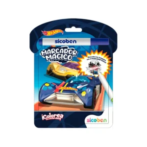 LIBRO DE ACTIVIDADES CON MARCADOR MAGICO HOTWHEELS