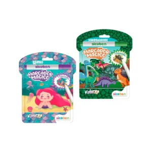 LIBRO DE ACTIVIDADES CON MARCADOR MAGICO DINO/SIRENA