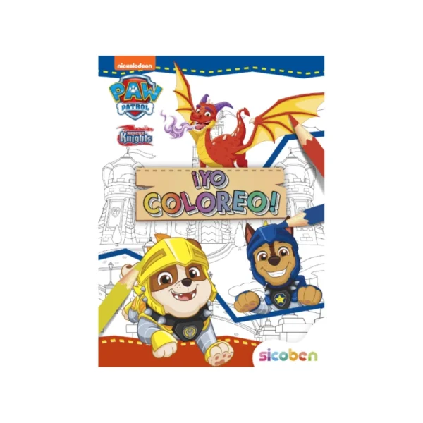 LIBRO DE ACTIVIDADES YO COLOREO PAW PATROL 24 PAG