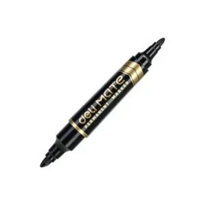 MARCADOR PERMAN NEGRO DOBLE PTA DELI