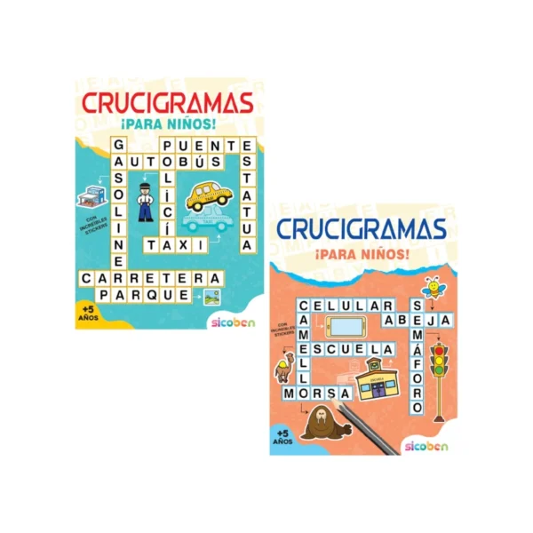 LIBRO DE ACTIVIDADES MEGAMENTE CRUCIGRAMAS 48 PAG