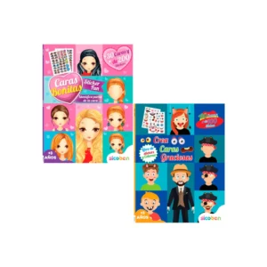 LIBRO DE ACTIVIDADES CREA CARITAS GRACIOSAS Y BONITAS SURT 48 PAG