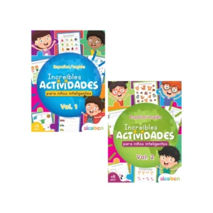 LIBRO DE ACTIVIDADES P/NI?OS INTELIGENTES ESPA?OL/INGLES SURT 64 PAG