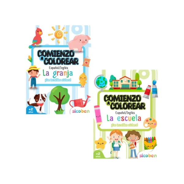 LIBRO DE ACTIVIDADES COMIENZO A COLOREAR ESCUELA/GRANJA SURT 32 PAG