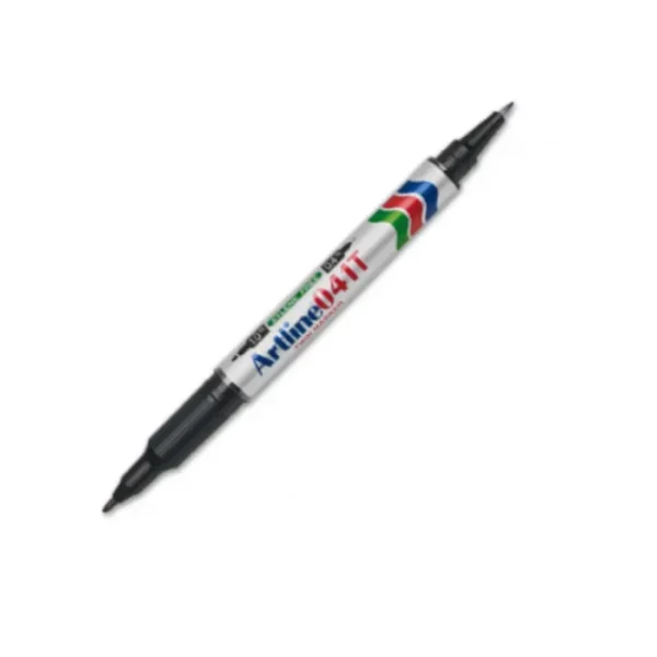 MARCADOR ARTLINE PERMANENTE NEGRO DOBLE PUNTA