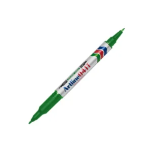 MARCADOR ARTLINE PERMANENTE VERDE DOBLE PUNTA